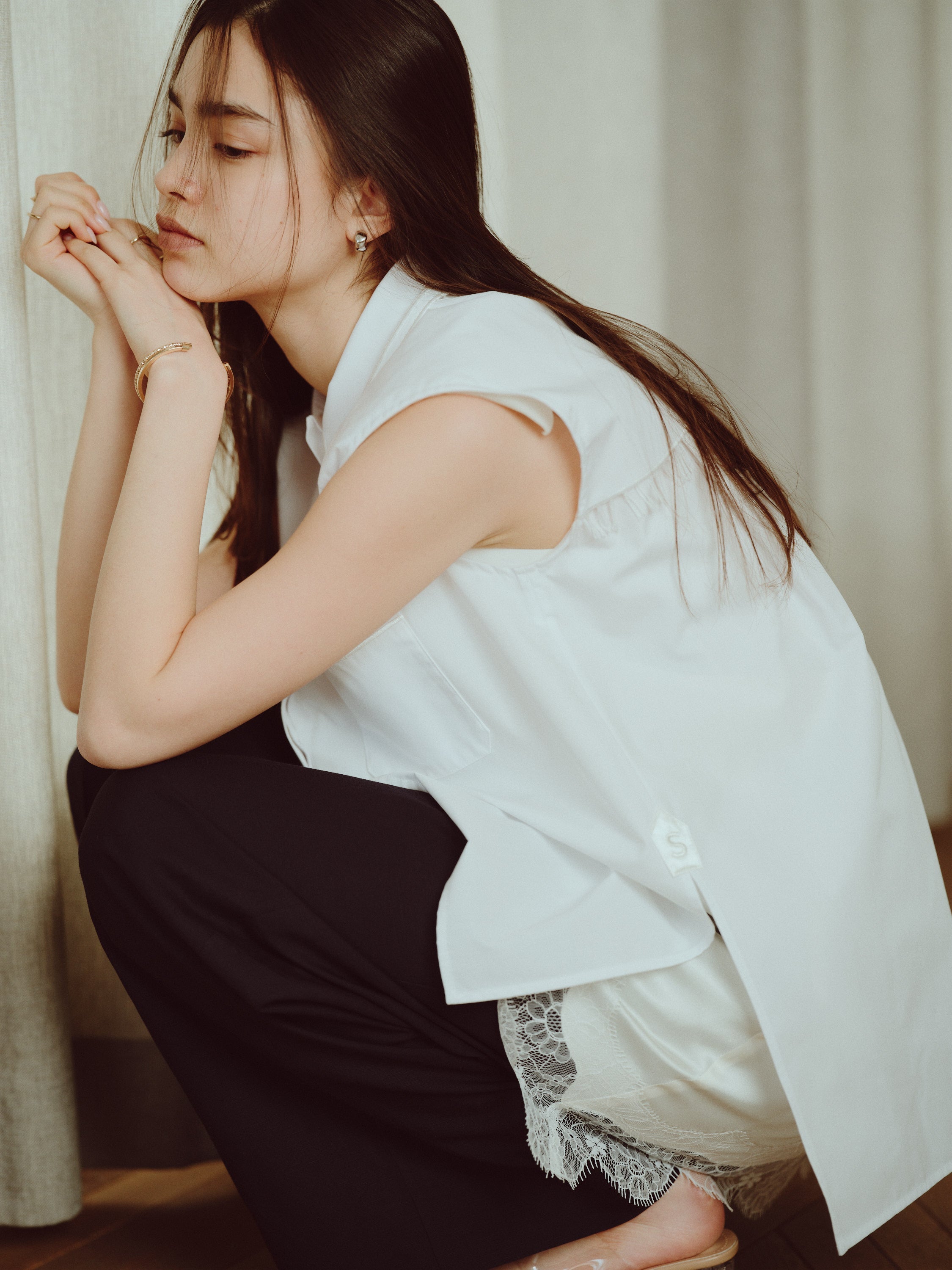 【京都伊勢丹pop up展開商品】Fringe Sailor Blouse