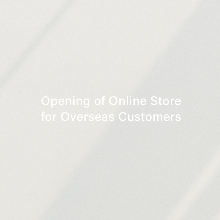 海外向けオンラインストアオープン！opening of online store for overseas customers！