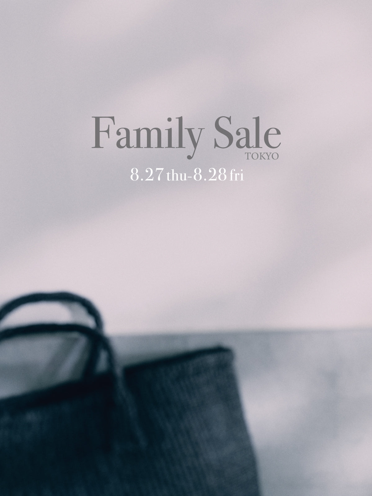 Family Sale at TOKYO開催決定！