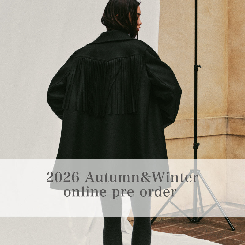 2026Autumn&Winter online先行受注につきまして
