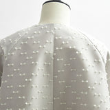 リボンジャガードテントコート