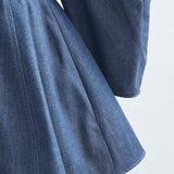 origamiデニムブラウス