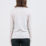 カシミヤシルクシアーテレコロンTee