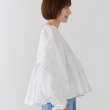 スノージャガードギャザーブラウス