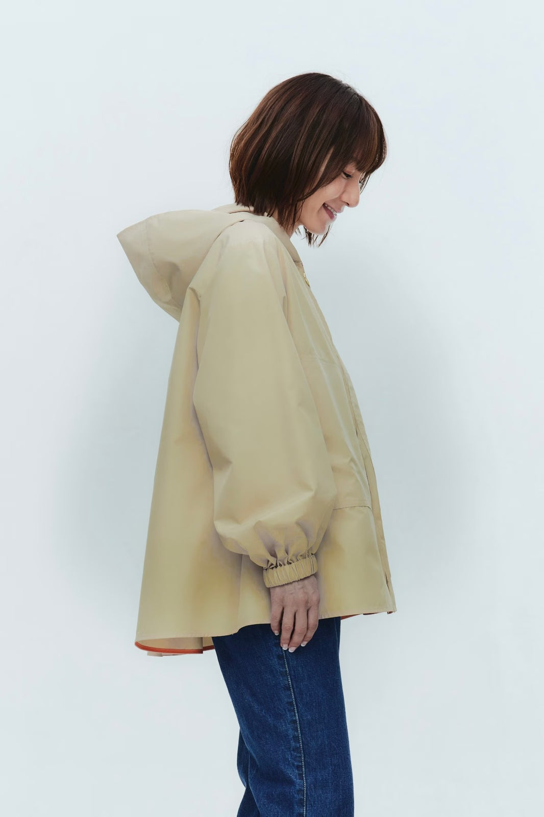 軽量撥水タフタパーカー レディース | 撥水加工 アウター | yori 軽量撥水タフタパーカー レディース | 撥水加工 アウター | yori