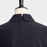 ラウンドカラードレスワンピース