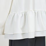 ぬくぬくヘムダブルフレアブラウス