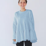 ベーシック裏毛ティアードカットソー