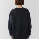 圧縮ニットレイヤードカーディガン