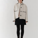 ポケットウールミニスカート