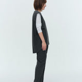 ハンサムVネックリボンジレ