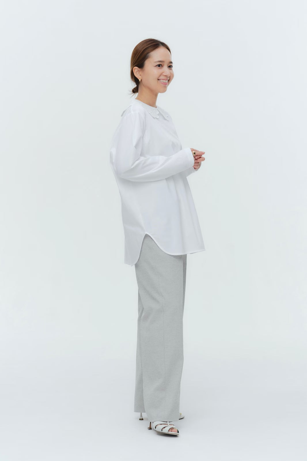 ブルーミングスカラップロンTee – yori shirocon ブルーミングスカラップロンTee – yori shirocon