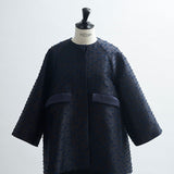 リボンジャガードテントコート