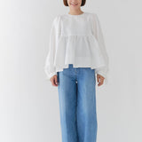 スノージャガードギャザーブラウス