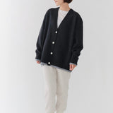 圧縮ニットレイヤードカーディガン