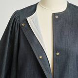 バルーンデニムブルゾン