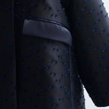 リボンジャガードテントコート