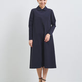 ラウンドカラードレスワンピース