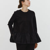 ぬくぬくヘムダブルフレアブラウス