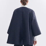 リボンジャガードテントコート