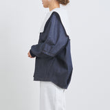 バルーンデニムブルゾン