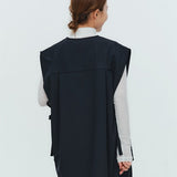 ハンサムVネックリボンジレ