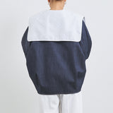 バルーンデニムブルゾン