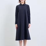 ラウンドカラードレスワンピース