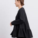 ぬくぬくティアードフリルブラウス