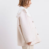 ウールモヘアシャギージャケット