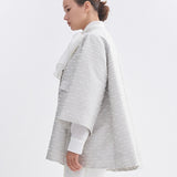 リボンジャガードテントコート