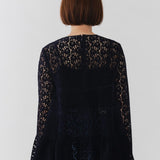 フロッキーレースティアードブラウス