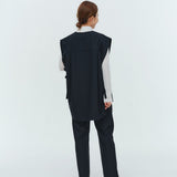 ハンサムVネックリボンジレ