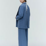 ダブルタックリネンパンツ