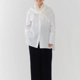 ループスカーフブラウス