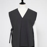 ハンサムVネックリボンジレ