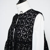 フロッキーレースティアードジレ