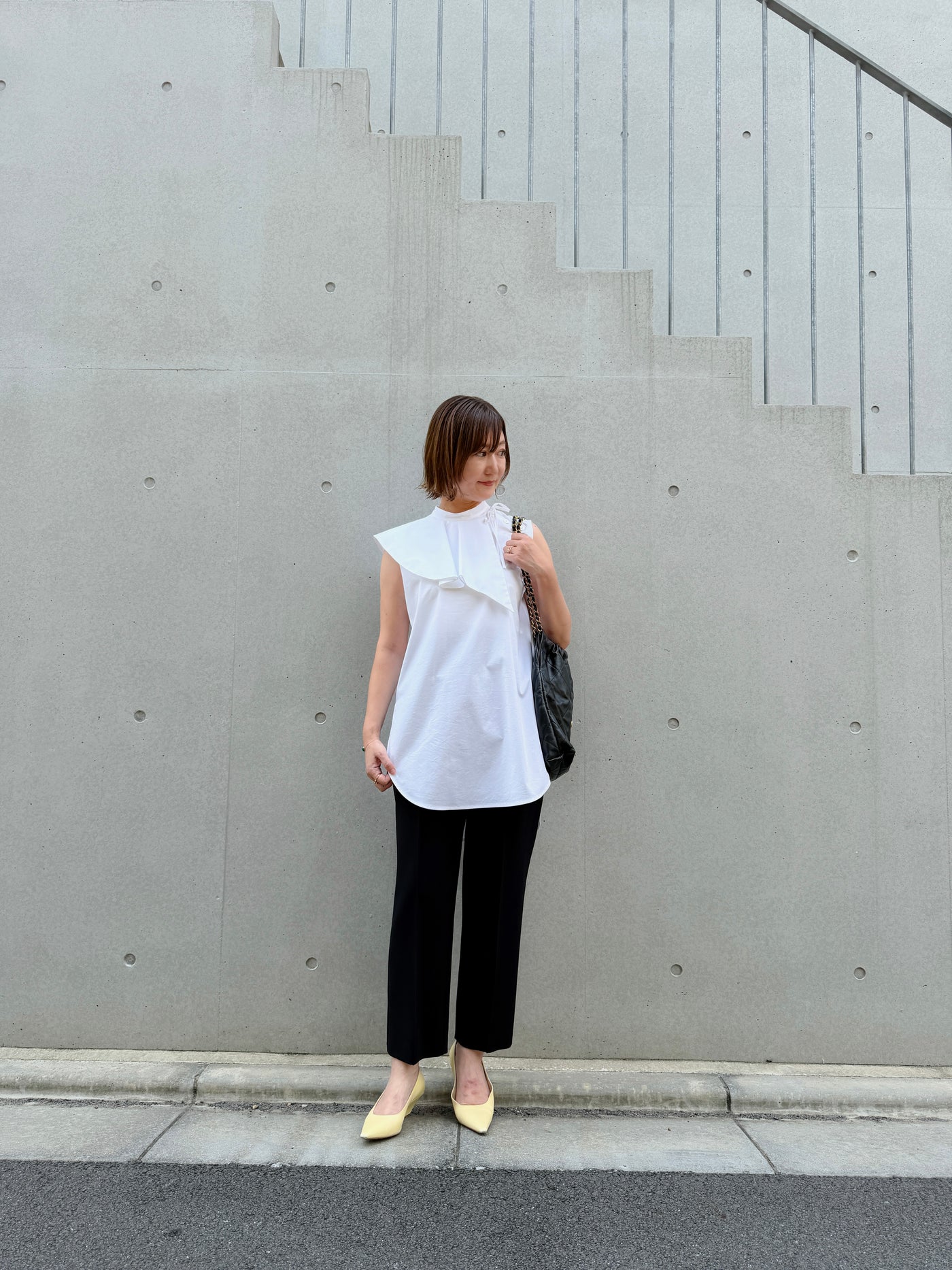 Drape Color Blouse