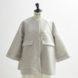 リボンジャガードテントコート