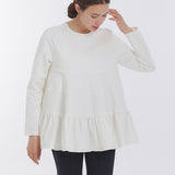 ぬくぬくティアードフリルブラウス