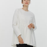 ぬくぬくギャザーブラウス