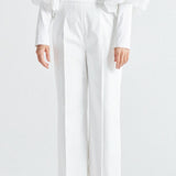 ウィンターサテンワイドパンツ