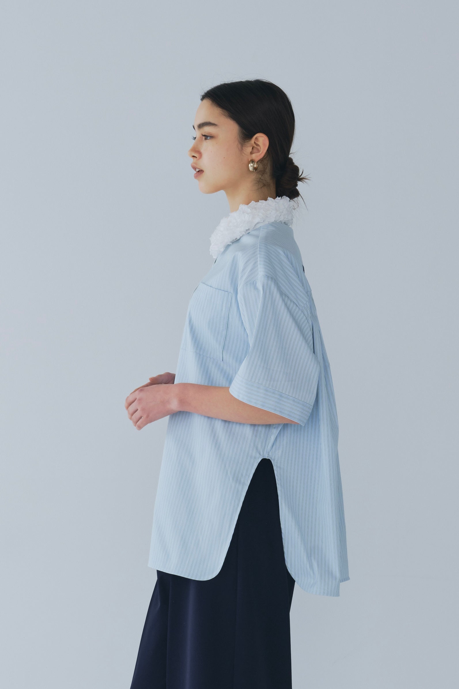 curlyオーバーシャツ – yori shirocon