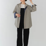 リバーシブルチェックシャツジャケット