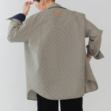 リバーシブルチェックシャツジャケット