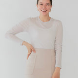 コットンシアーロンTee