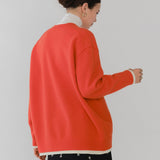 圧縮ニットレイヤードカーディガン