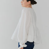 スノージャガードギャザーブラウス
