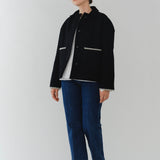 ハマグリウールショートコート