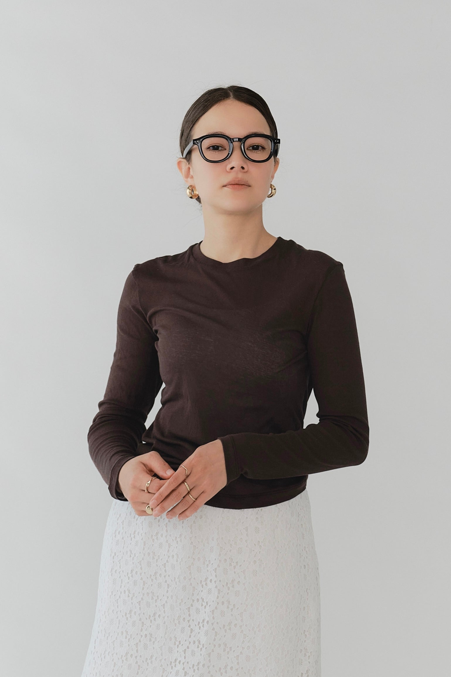 コットンシアーロンTee